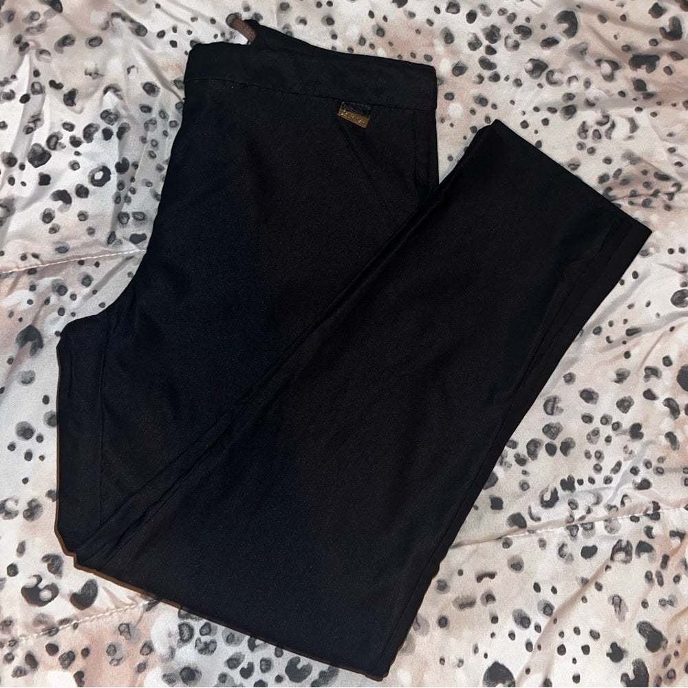 CALVIN KLEIN WOMENS BLACK DRESSY LEGGINGS